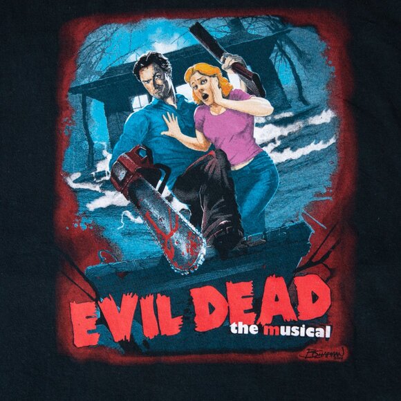 EVIL DEAD The Musical movie promo T-shirt, rare - Picture 5 of 6
